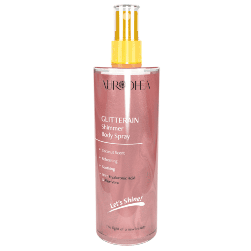 Chogan Aurodhea GLITTERAIN – Pink Shimmer Body Spray (mit Kokos-Duft)